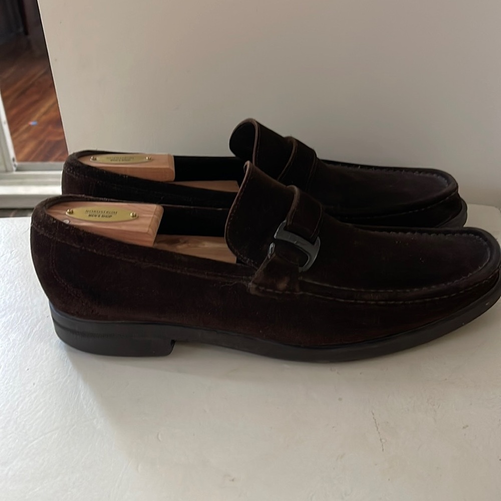 Ferragamo Loafers suede 8D size